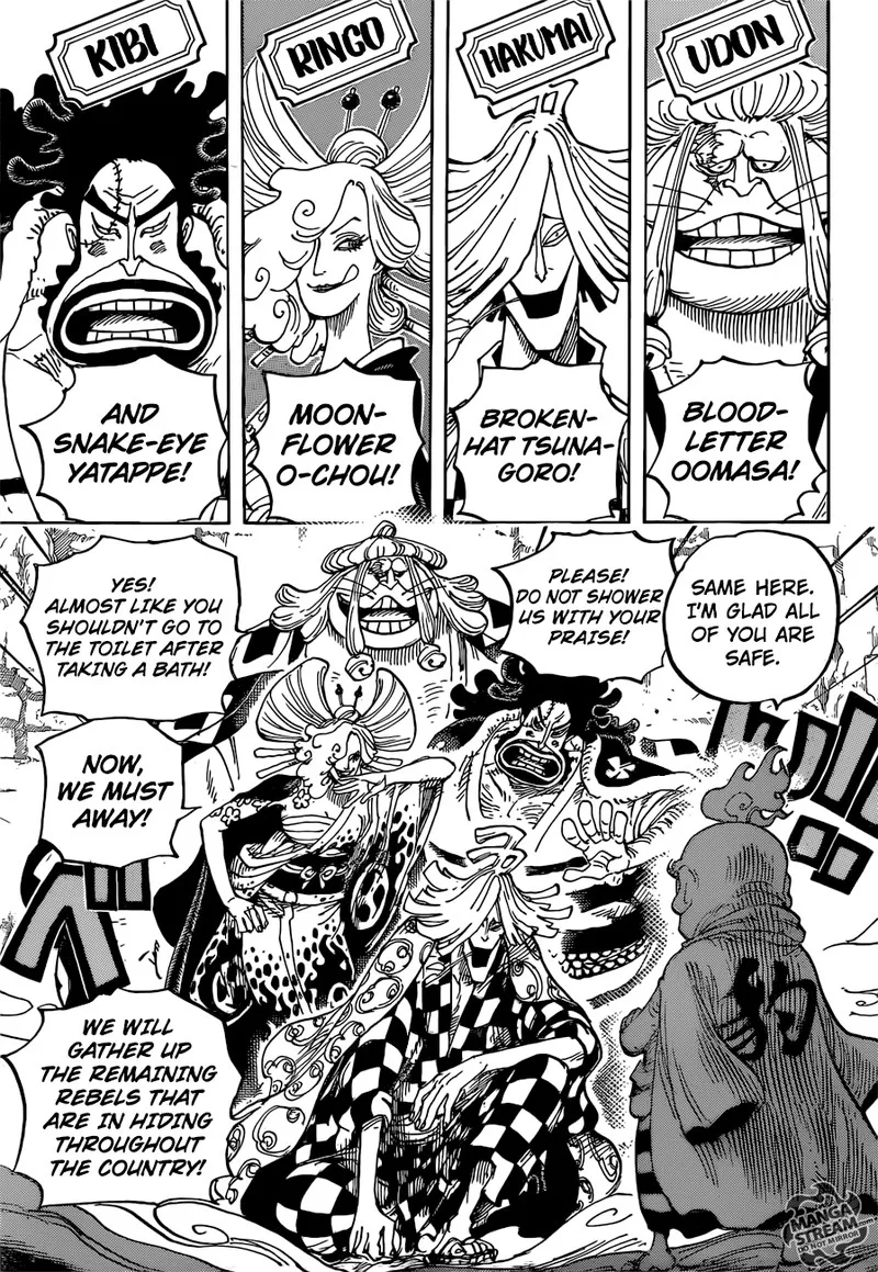 One Piece Chapter 952: Hiyori and Kawamatsu – Page 9