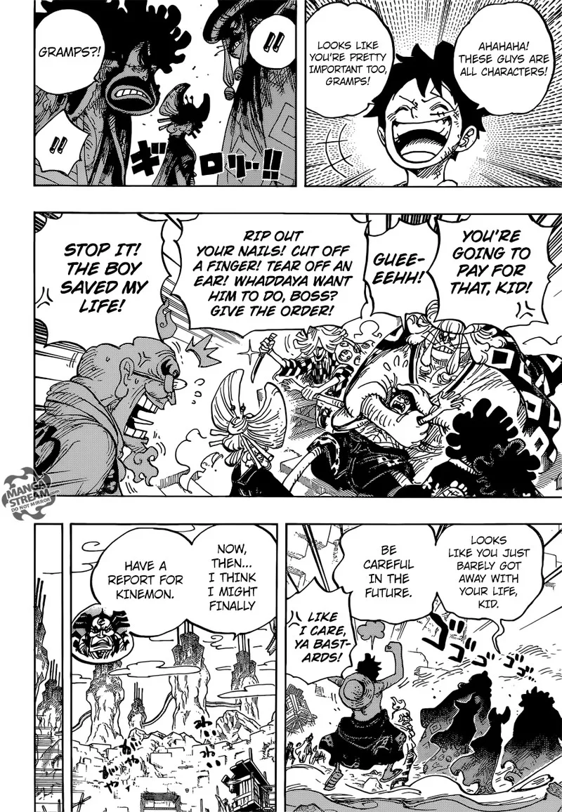 One Piece Chapter 952: Hiyori and Kawamatsu – Page 10