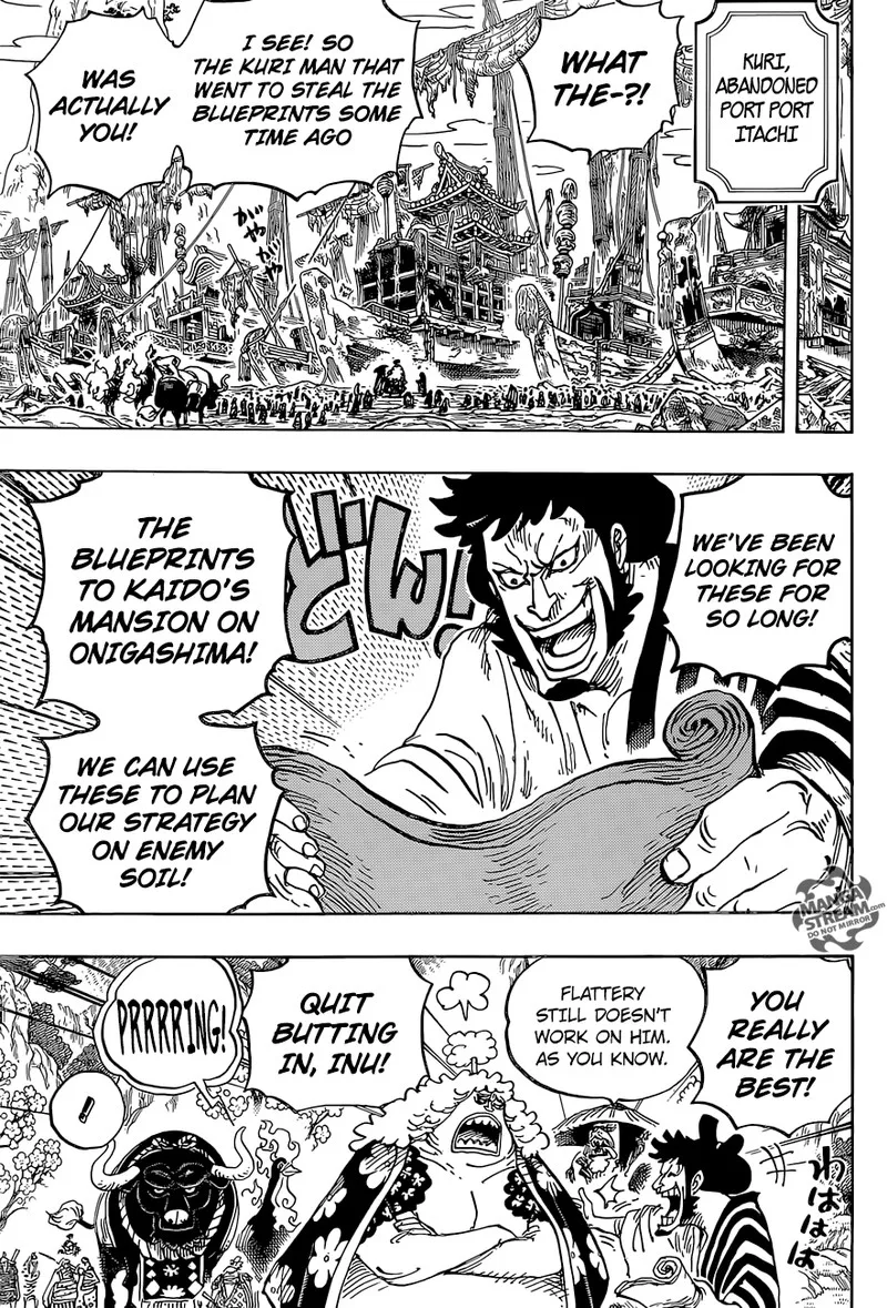 One Piece Chapter 952: Hiyori and Kawamatsu – Page 11