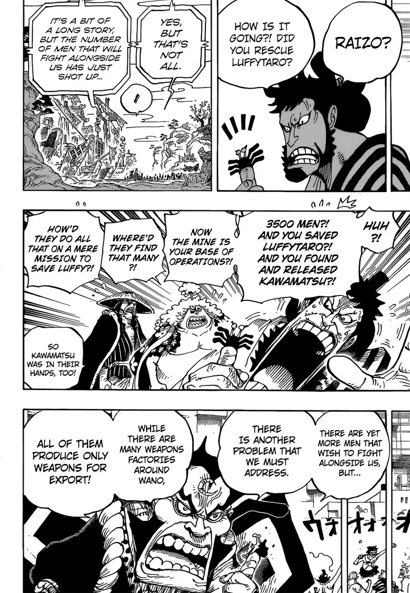 One Piece Chapter 952: Hiyori and Kawamatsu – Page 12