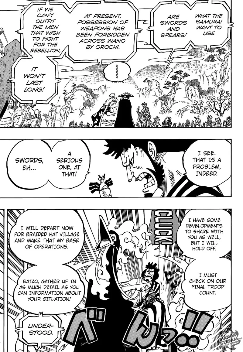 One Piece Chapter 952: Hiyori and Kawamatsu – Page 13