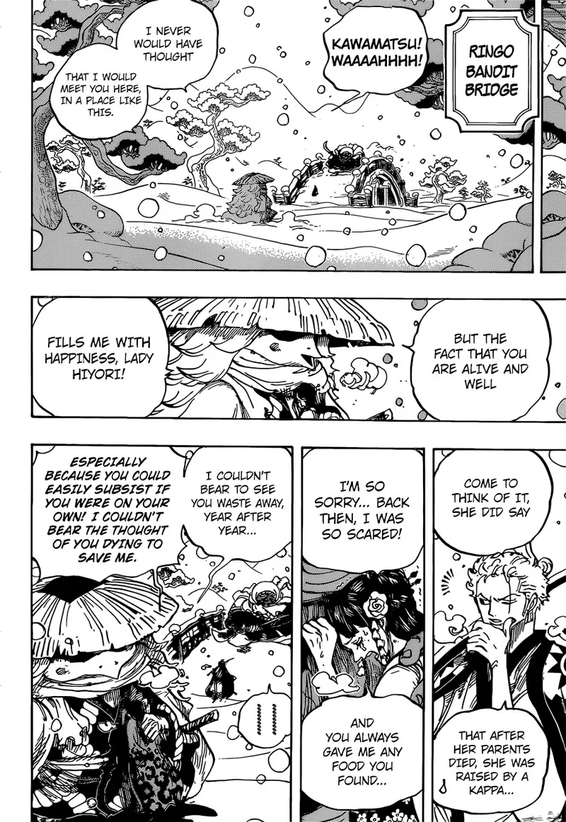 One Piece Chapter 952: Hiyori and Kawamatsu – Page 14