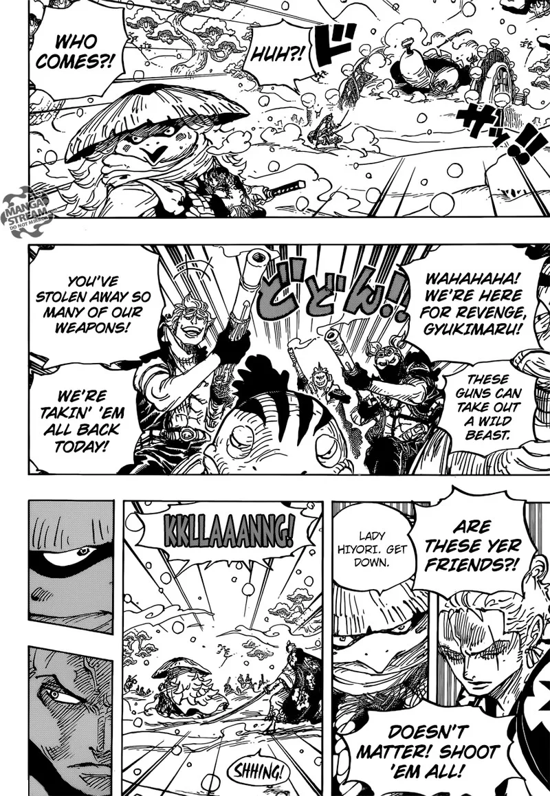 One Piece Chapter 952: Hiyori and Kawamatsu – Page 16