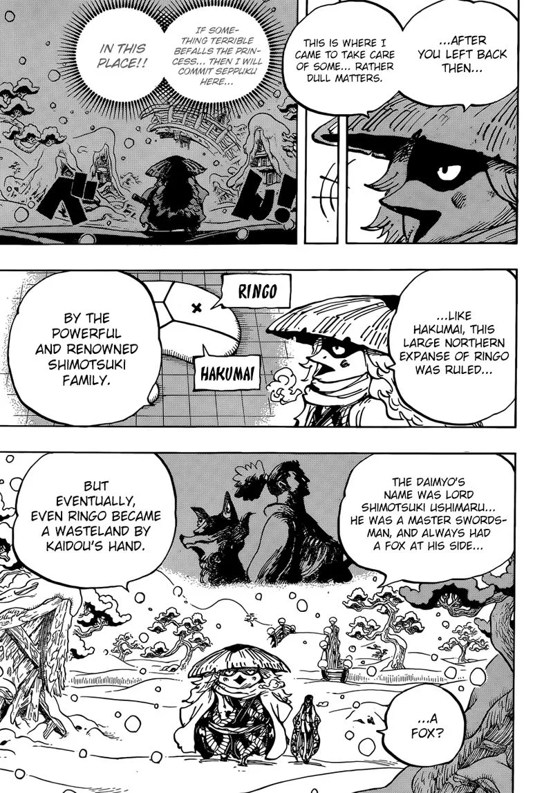 One Piece Chapter 953: Once upon a fox – Page 5