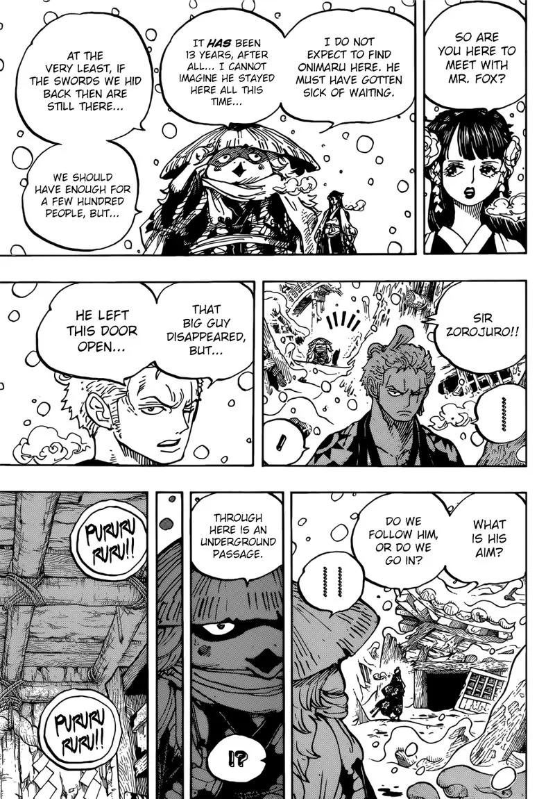 One Piece Chapter 953: Once upon a fox – Page 14