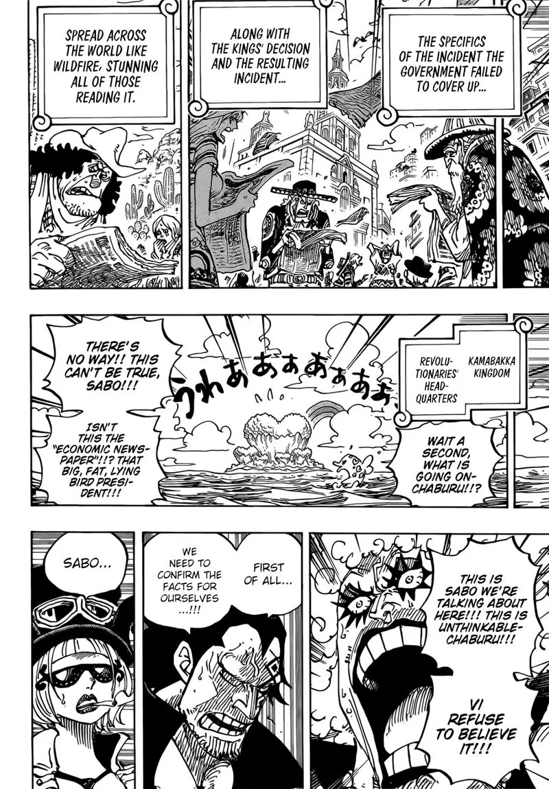 One Piece Chapter 956: Big News – Page 9