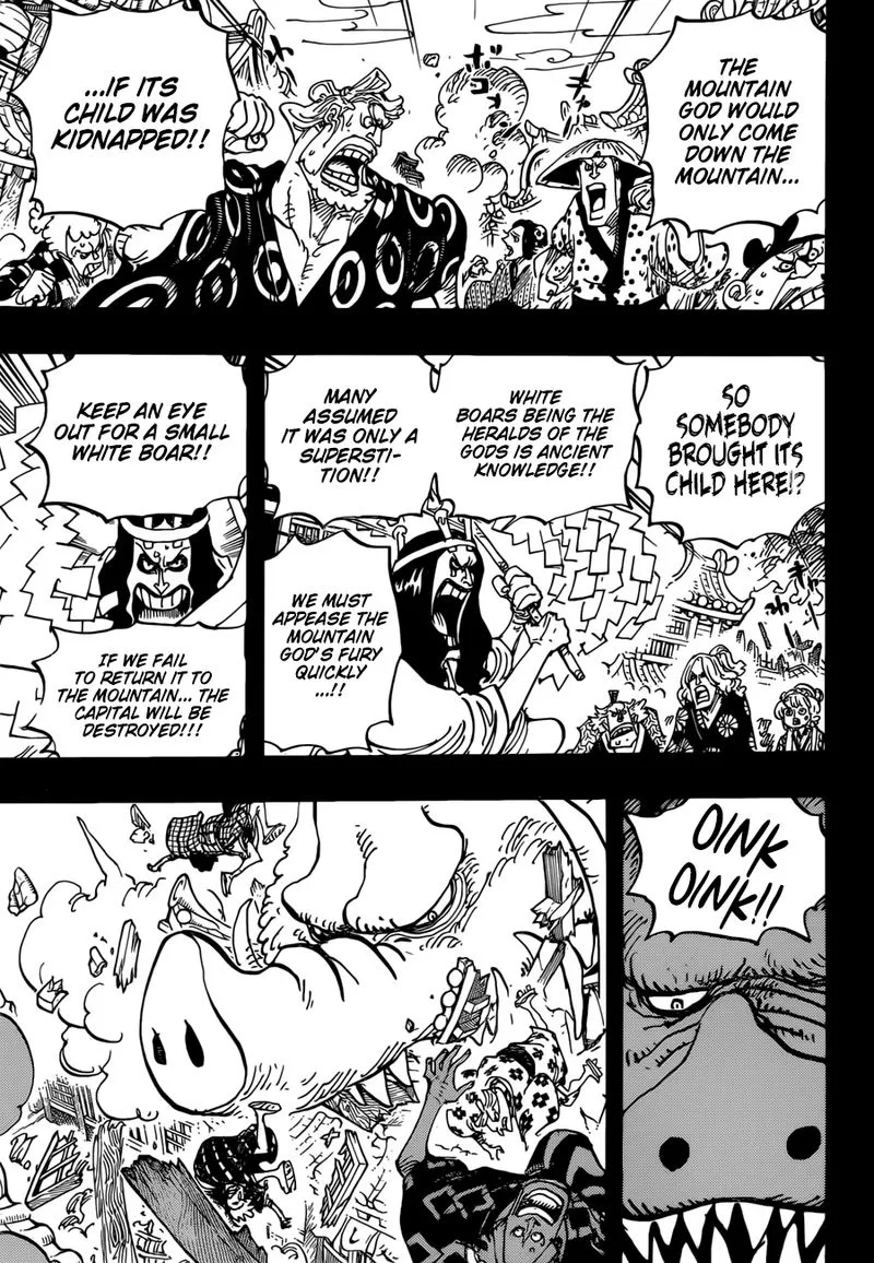 One Piece Chapter 961: The Mountain God Incident – Page 3