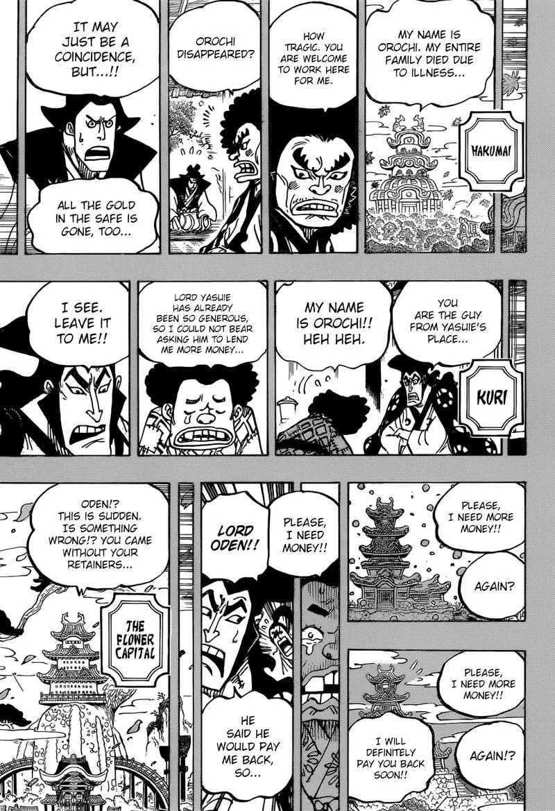 One Piece Chapter 965: The Kurozumi Clan Conspiracy – Page 13