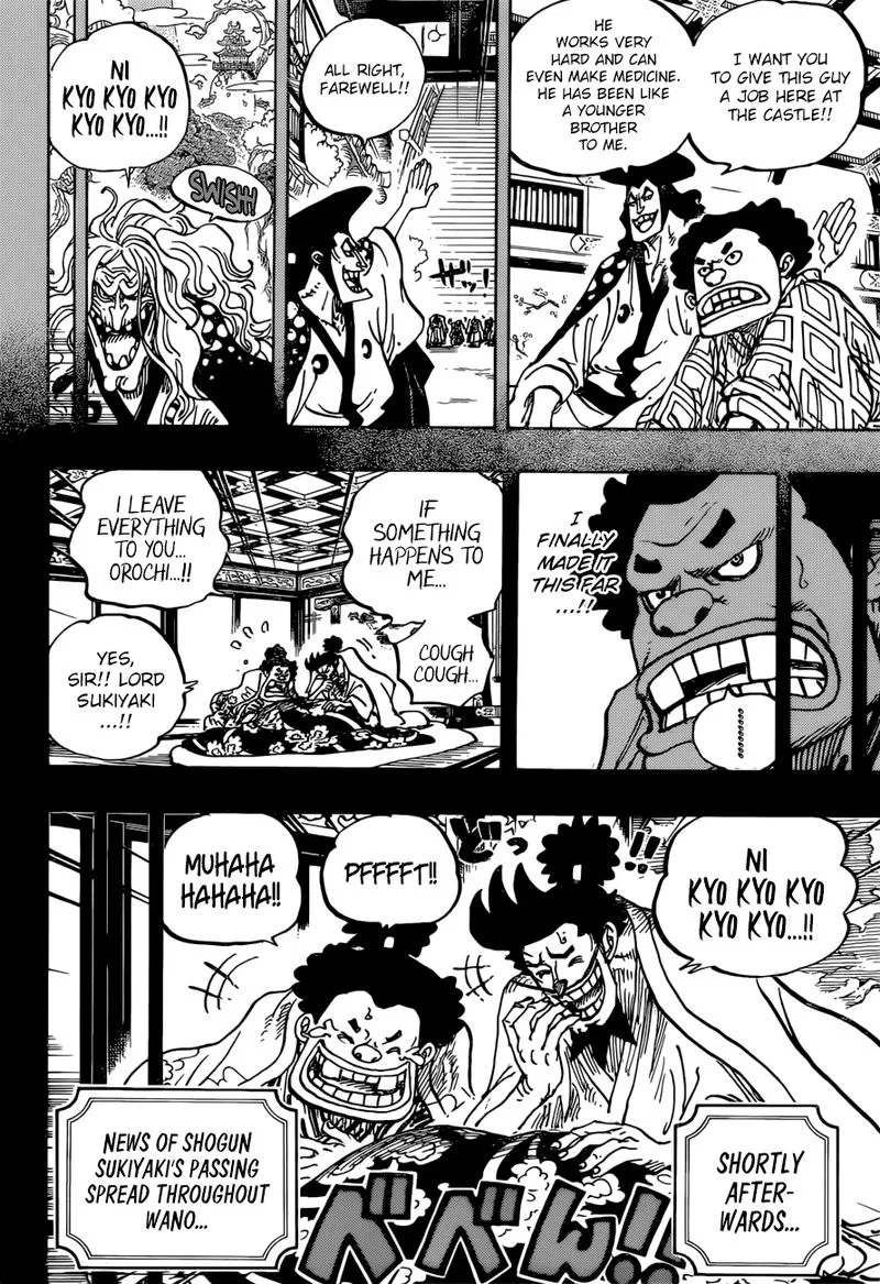 One Piece Chapter 965: The Kurozumi Clan Conspiracy – Page 14