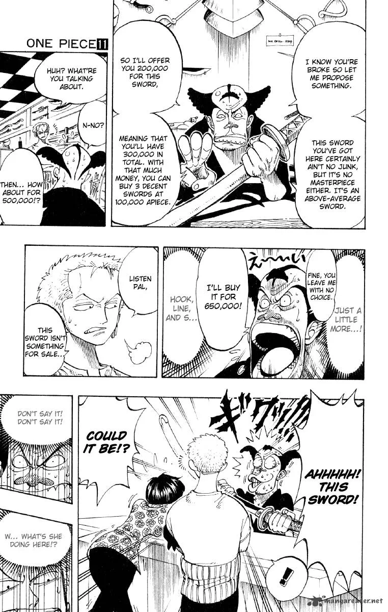 One Piece Chapter 97: Sungdai Kitetsu Sword – Page 7