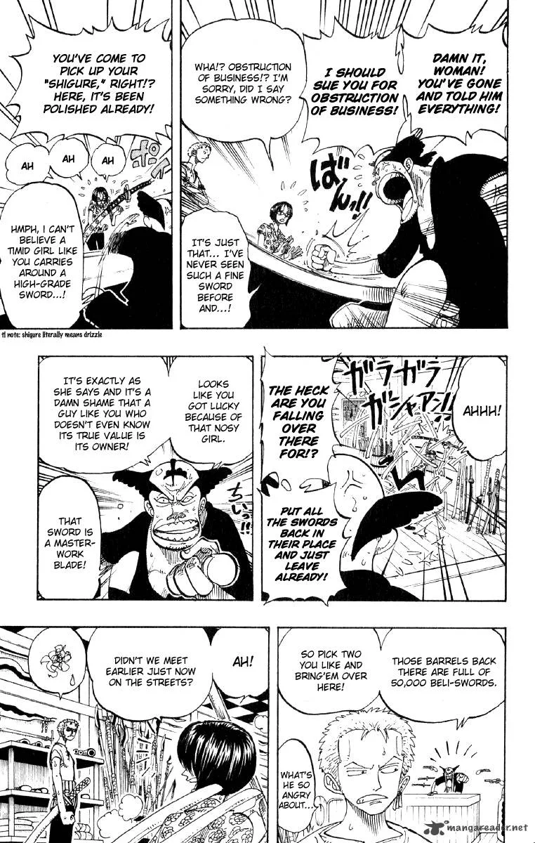 One Piece Chapter 97: Sungdai Kitetsu Sword – Page 9