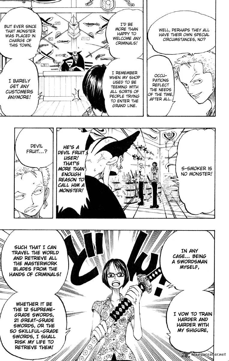 One Piece Chapter 97: Sungdai Kitetsu Sword – Page 11
