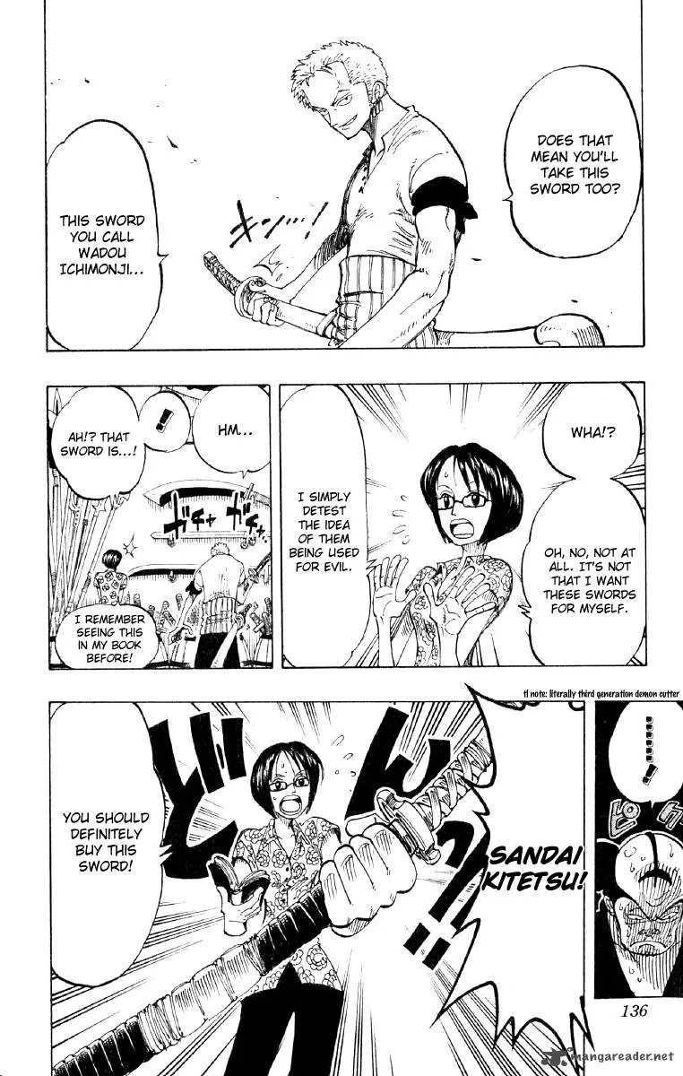 One Piece Chapter 97: Sungdai Kitetsu Sword – Page 12