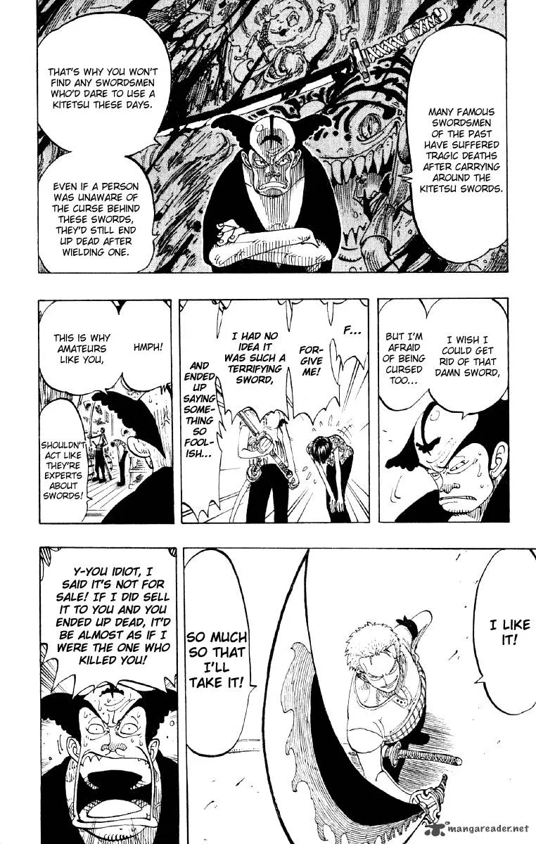 One Piece Chapter 97: Sungdai Kitetsu Sword – Page 14