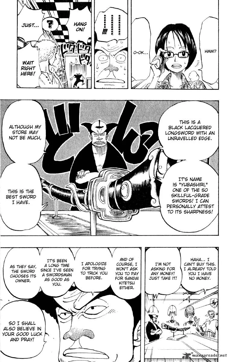 One Piece Chapter 97: Sungdai Kitetsu Sword – Page 17