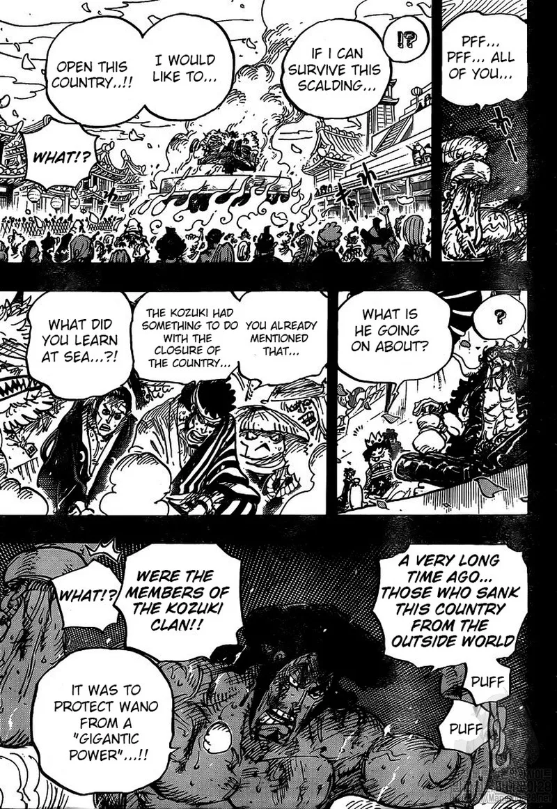 One Piece Chapter 972: I am Oden, I was born to boil! – Page 6