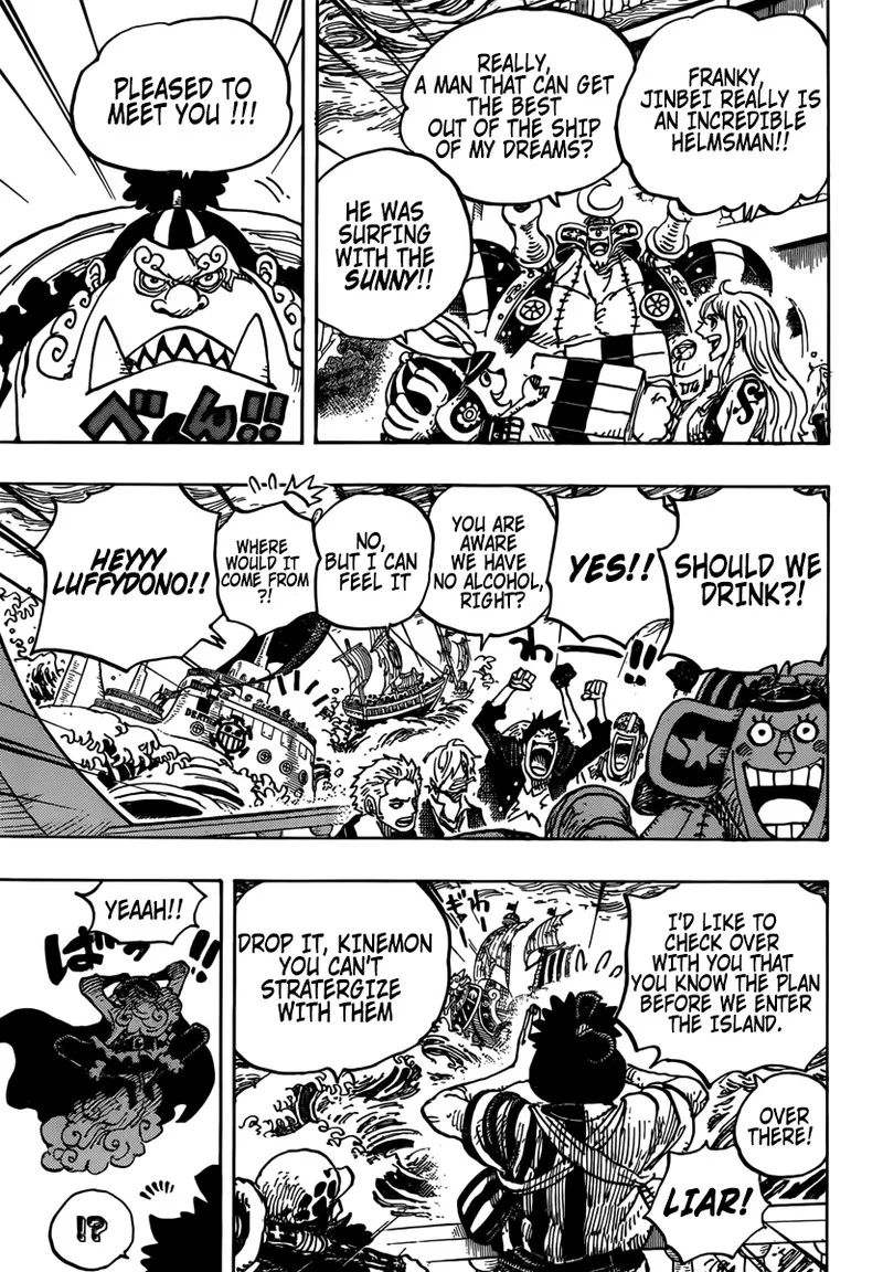 One Piece Chapter 977: The Party Won't Start Now – Page 3