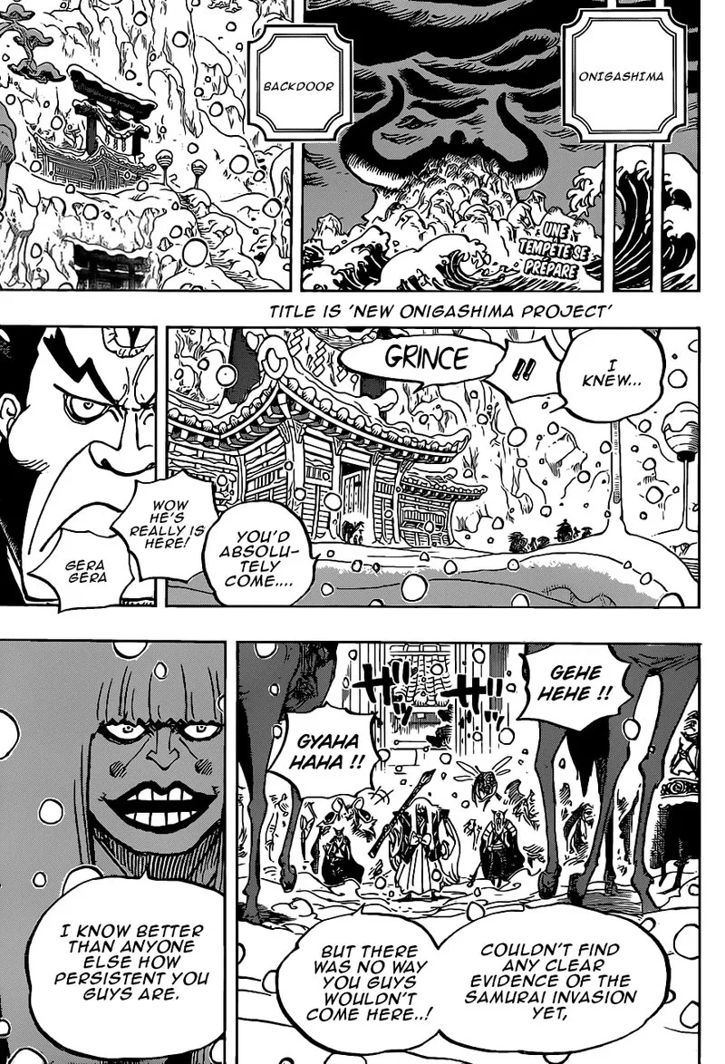 One Piece Chapter 985: New Onigashima Project – Page 3