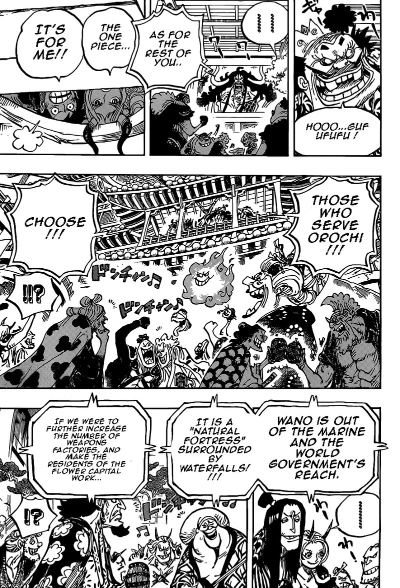 One Piece Chapter 985: New Onigashima Project – Page 13