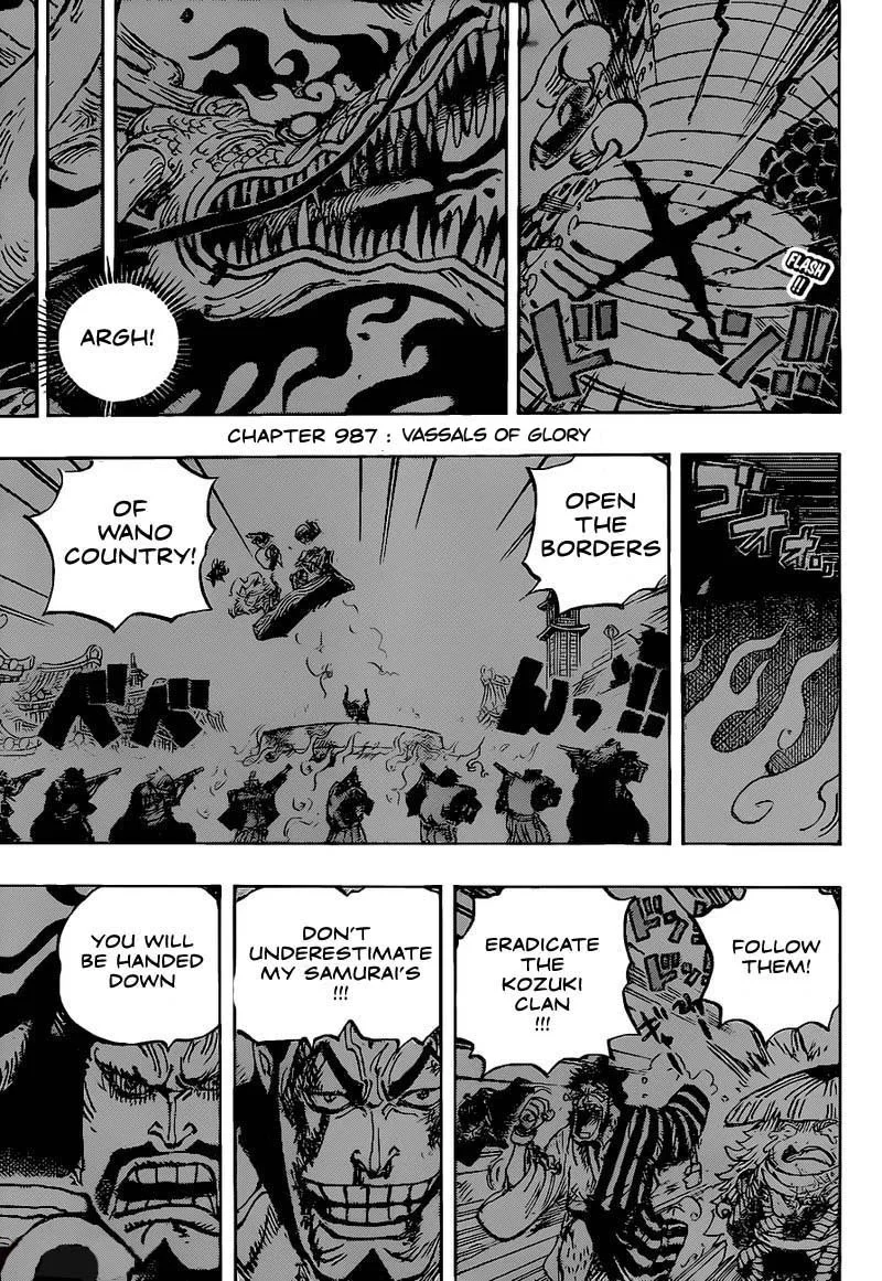 One Piece Chapter 987: Vassals of Glory – Page 3