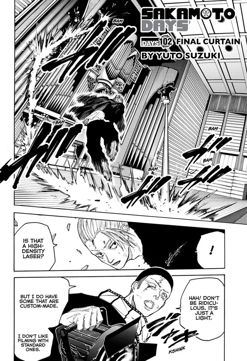 Sakamoto Days Chapter 102: Final Curtain – Page 2