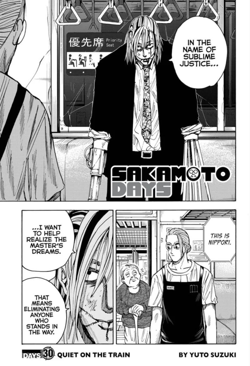 Sakamoto Days Chapter 30: Quiet on the Train – Page 3