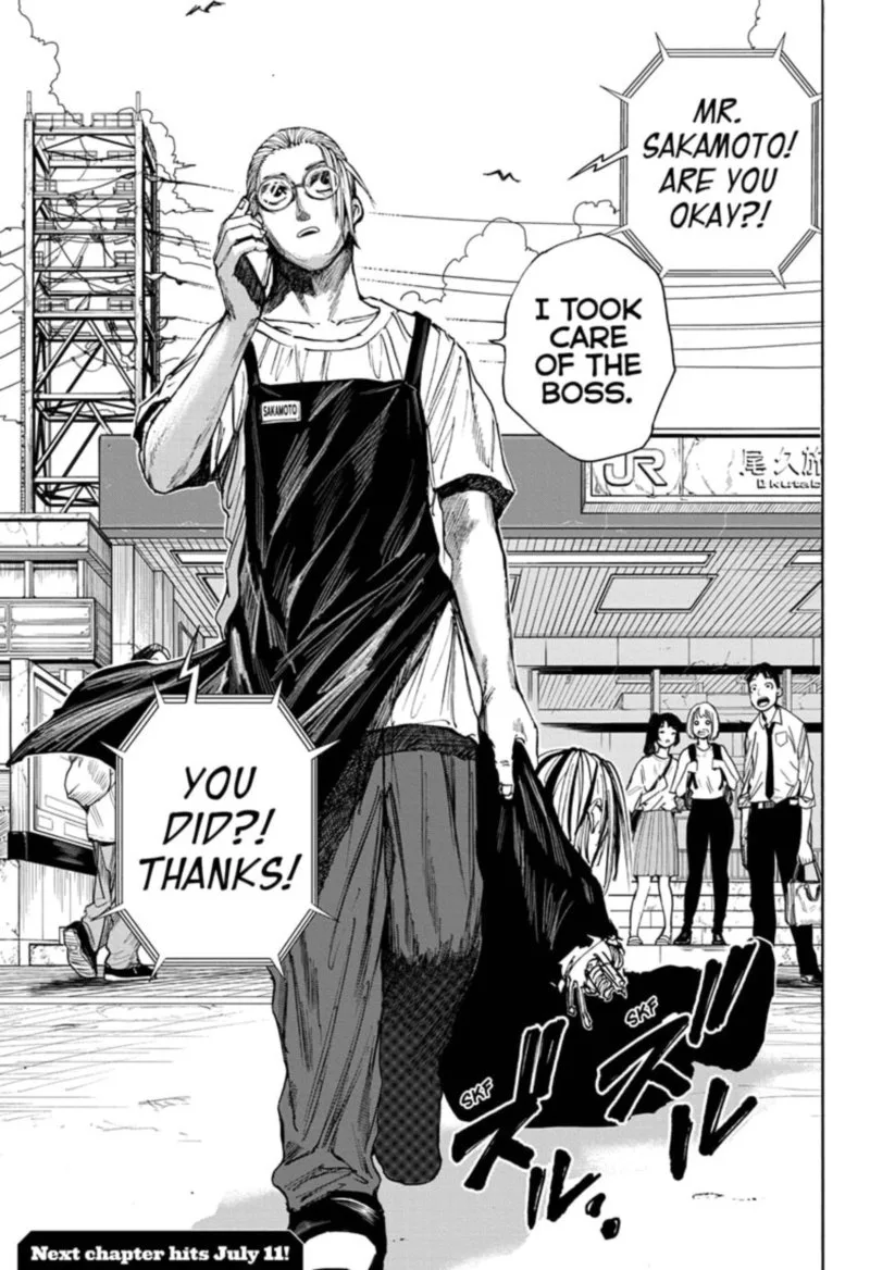 Sakamoto Days Chapter 30: Quiet on the Train – Page 19