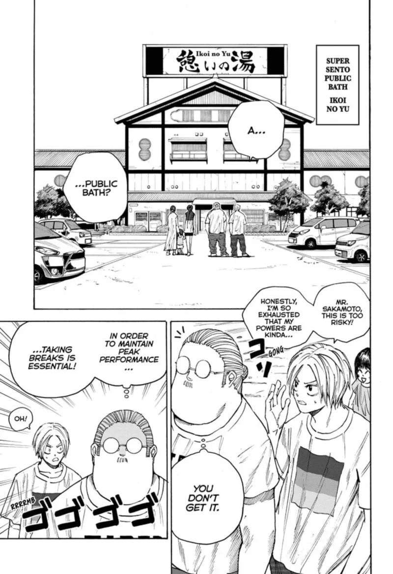 Sakamoto Days Chapter 32: Bathhouse Mode – Page 3