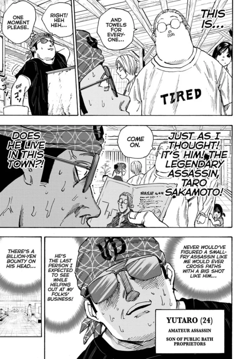 Sakamoto Days Chapter 32: Bathhouse Mode – Page 5