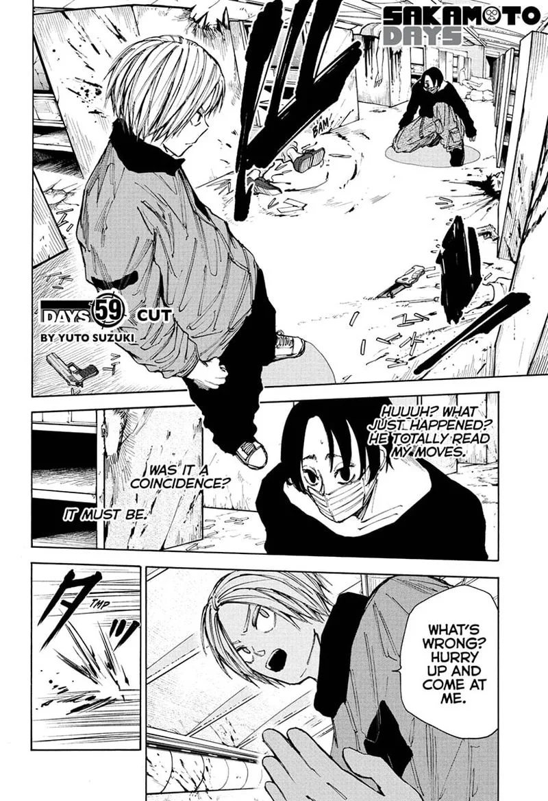 Sakamoto Days Chapter 59: Cut – Page 2