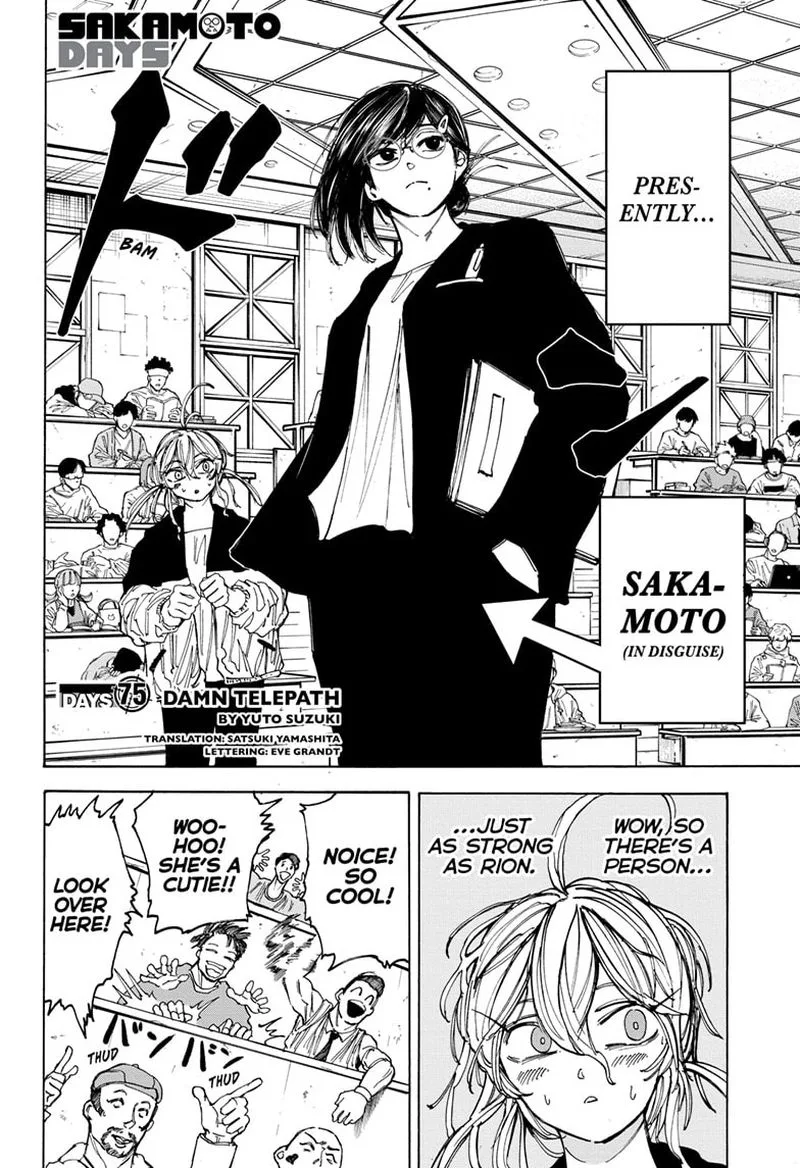 Sakamoto Days Chapter 75: Damn Telepath – Page 4