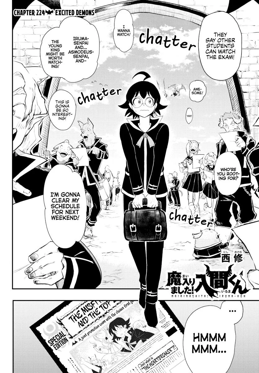 Welcome to Demon School! Iruma-kun Chapter 224 – Page 2